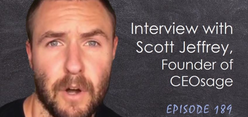 Interview with Scott Jeffrey Founder of CEOsage